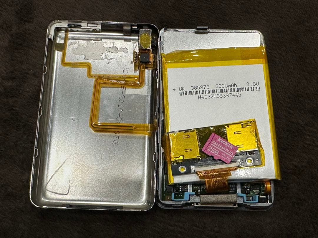 iPod Classic 7世代　256G sd 3000バッテリー