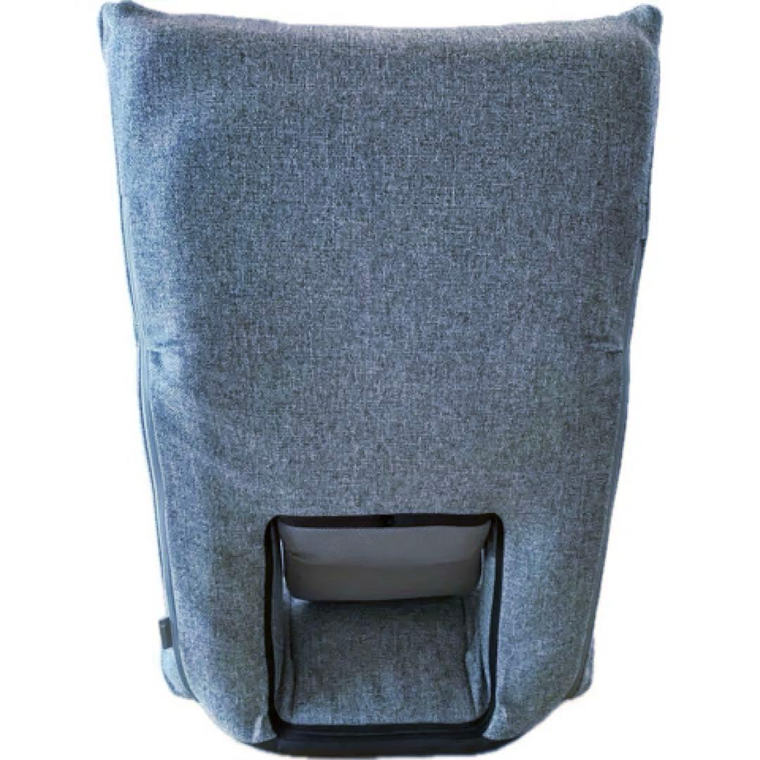 【まめささママ】送料込　腰の神様がくれた座椅子【第１弾プレミアム】グレー