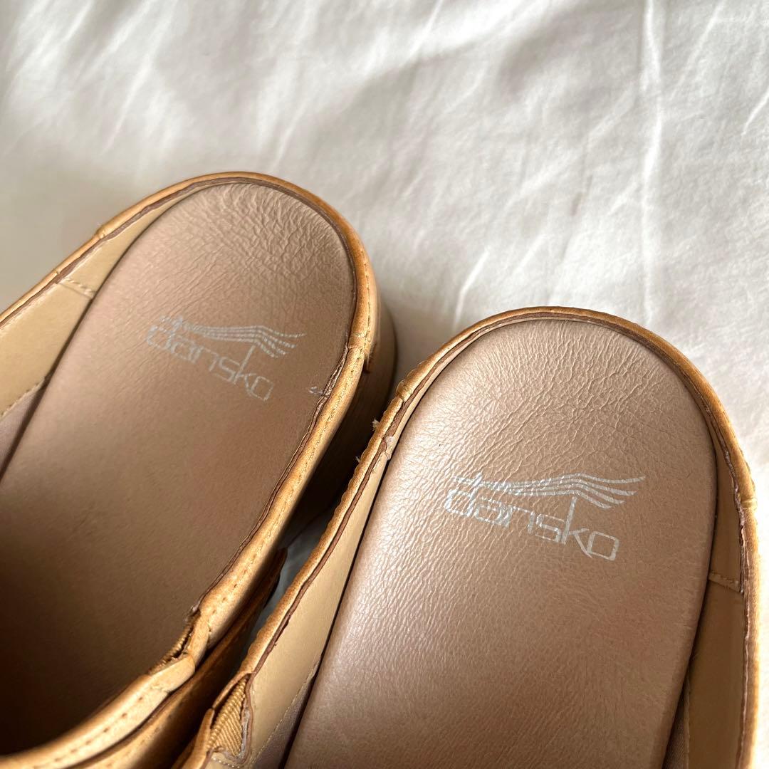 希少カラー✳︎ダンスコ　サボ　ストラップ　37 23.5〜24 ハニー 2way