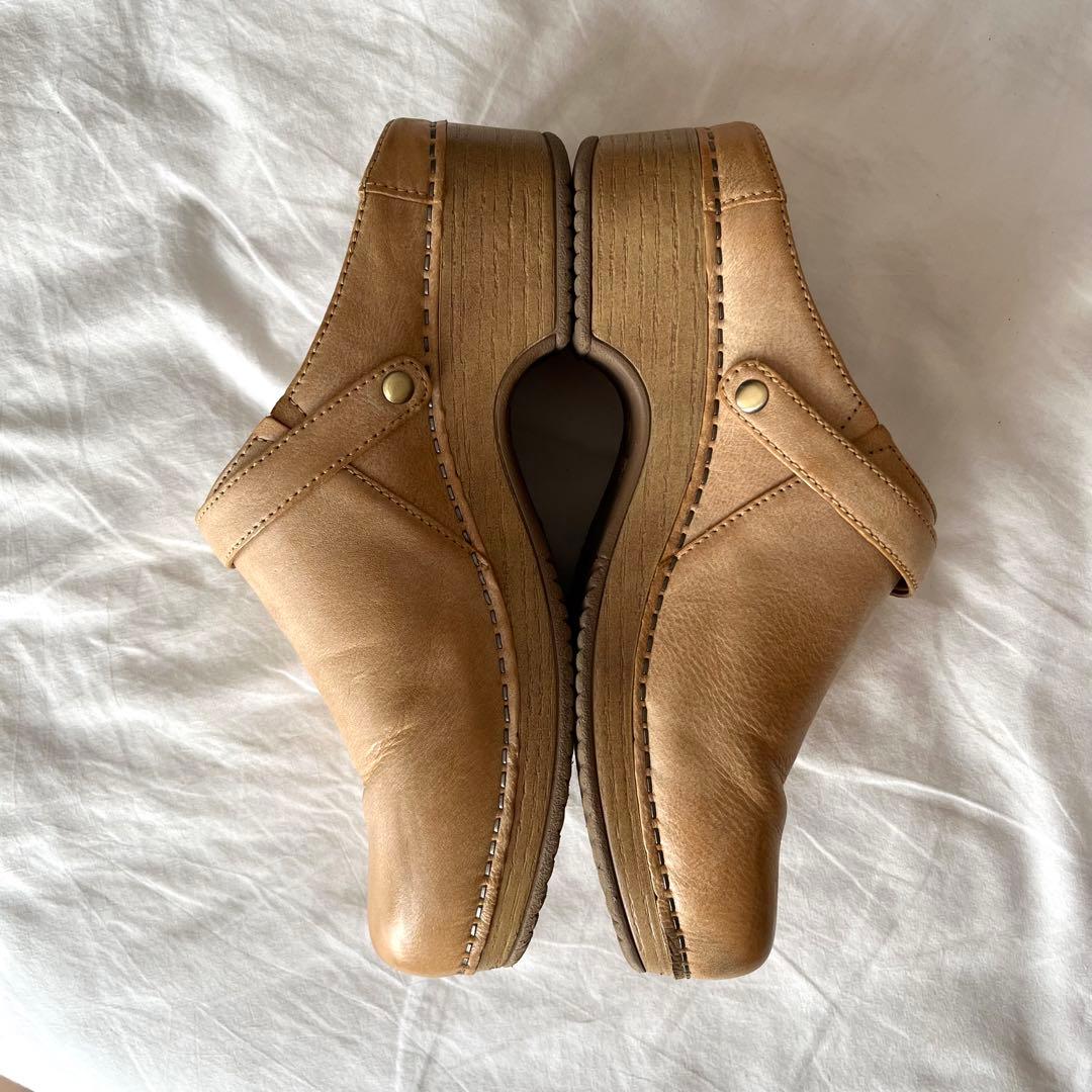 希少カラー✳︎ダンスコ　サボ　ストラップ　37 23.5〜24 ハニー 2way