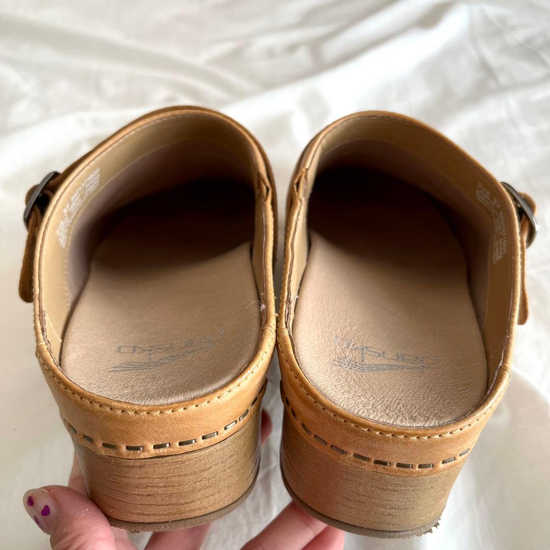 希少カラー✳︎ダンスコ　サボ　ストラップ　37 23.5〜24 ハニー 2way