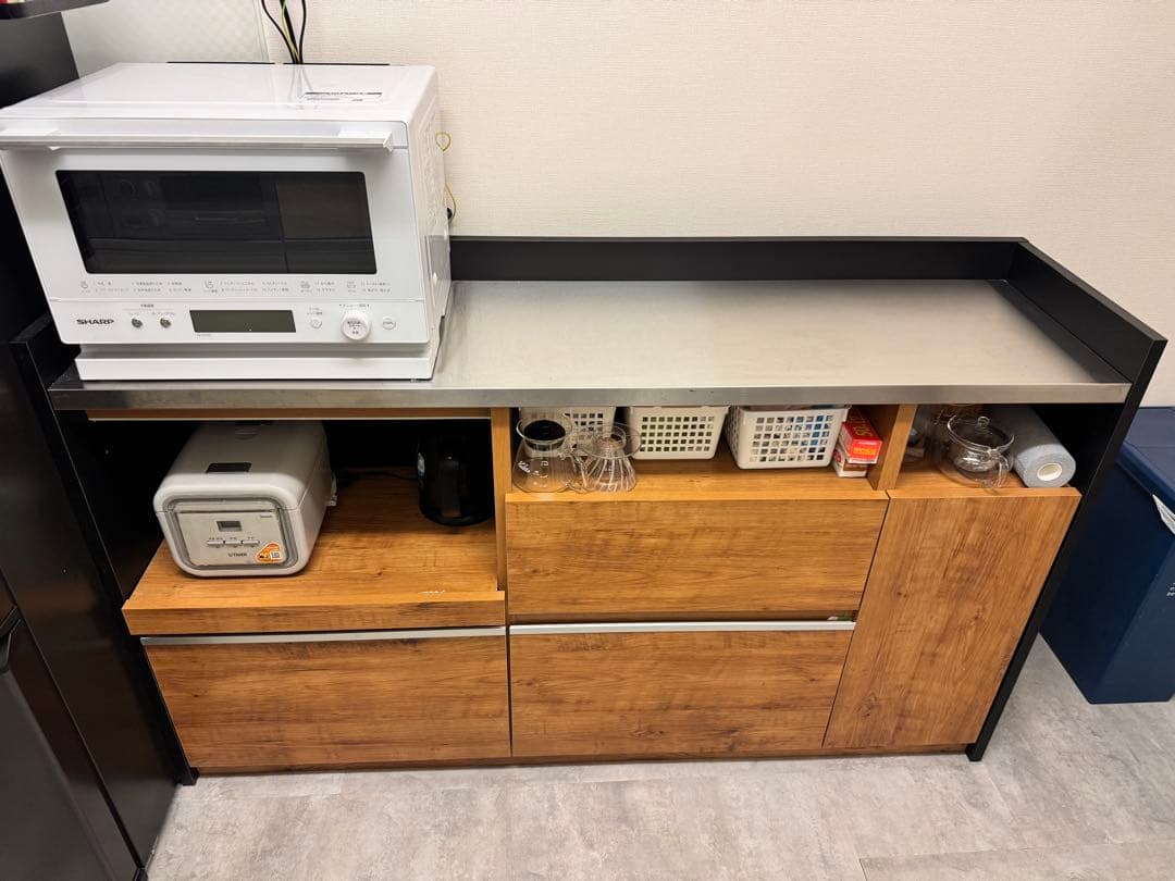 リコメン堂 キッチンカウンター 幅150cm