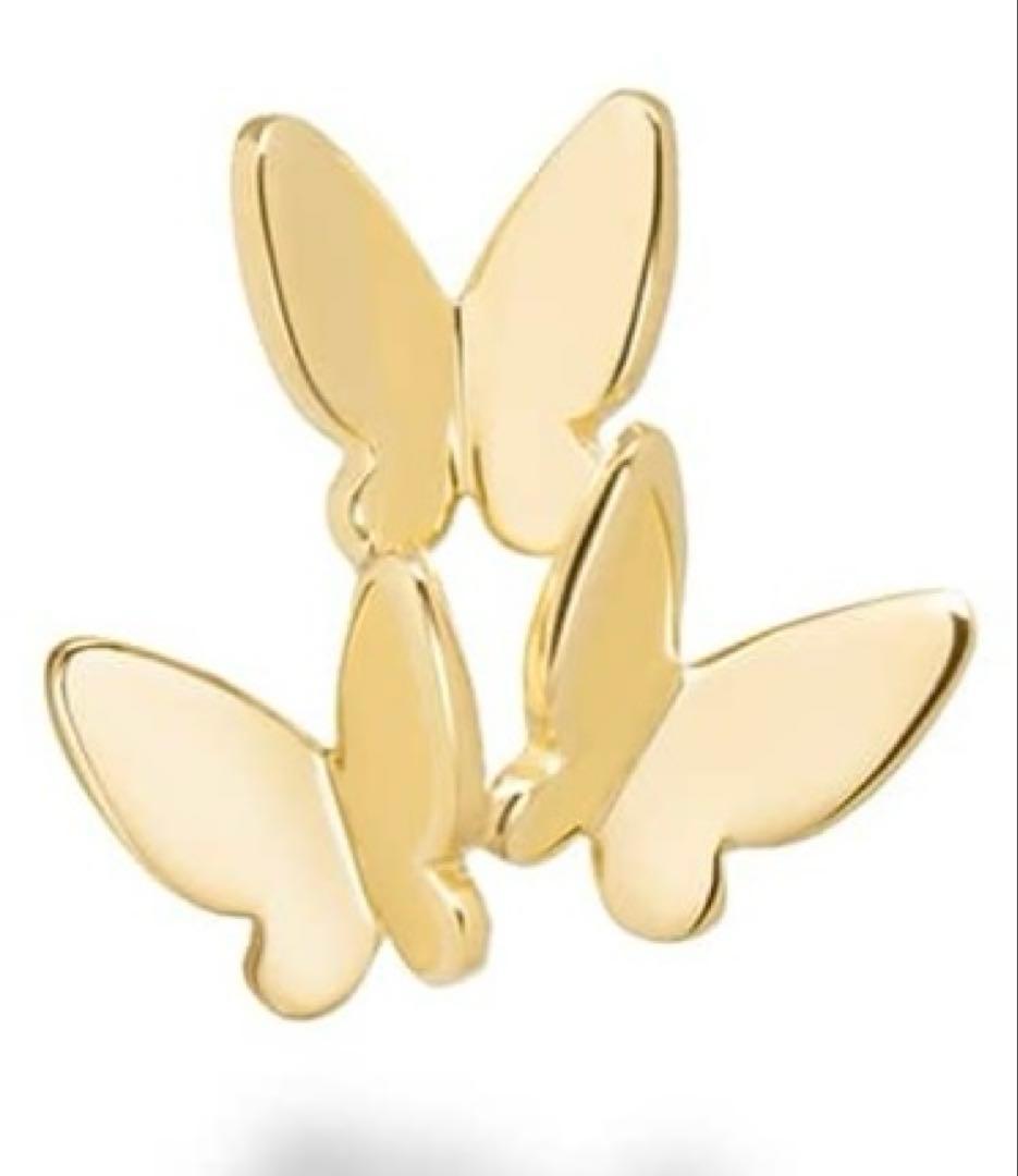 AHKAH アーカー パピヨンブリリアンピアス 片耳用