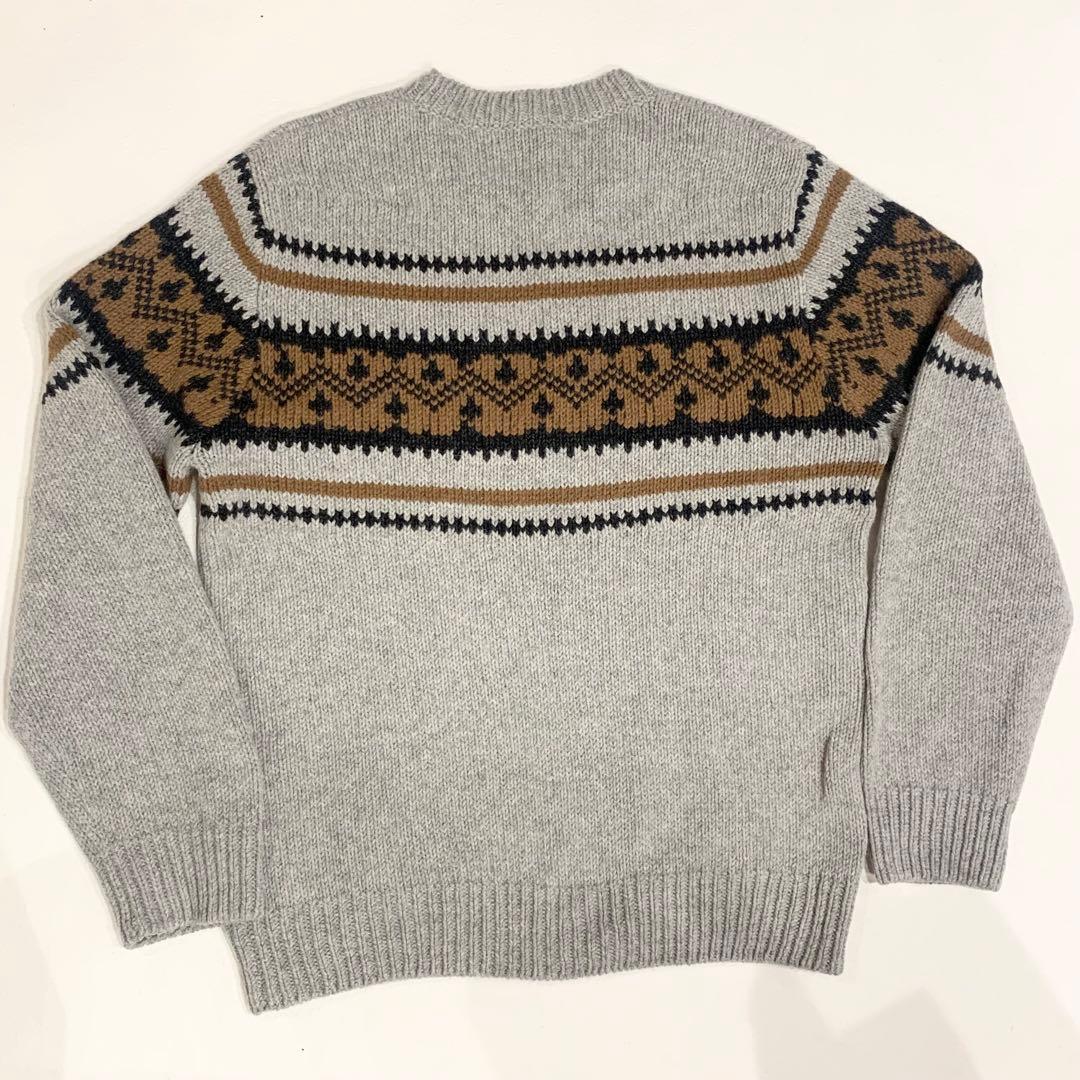 A.P.C. ノルディック柄ニットセーター アーペーセーコモリオーラリーキツネ