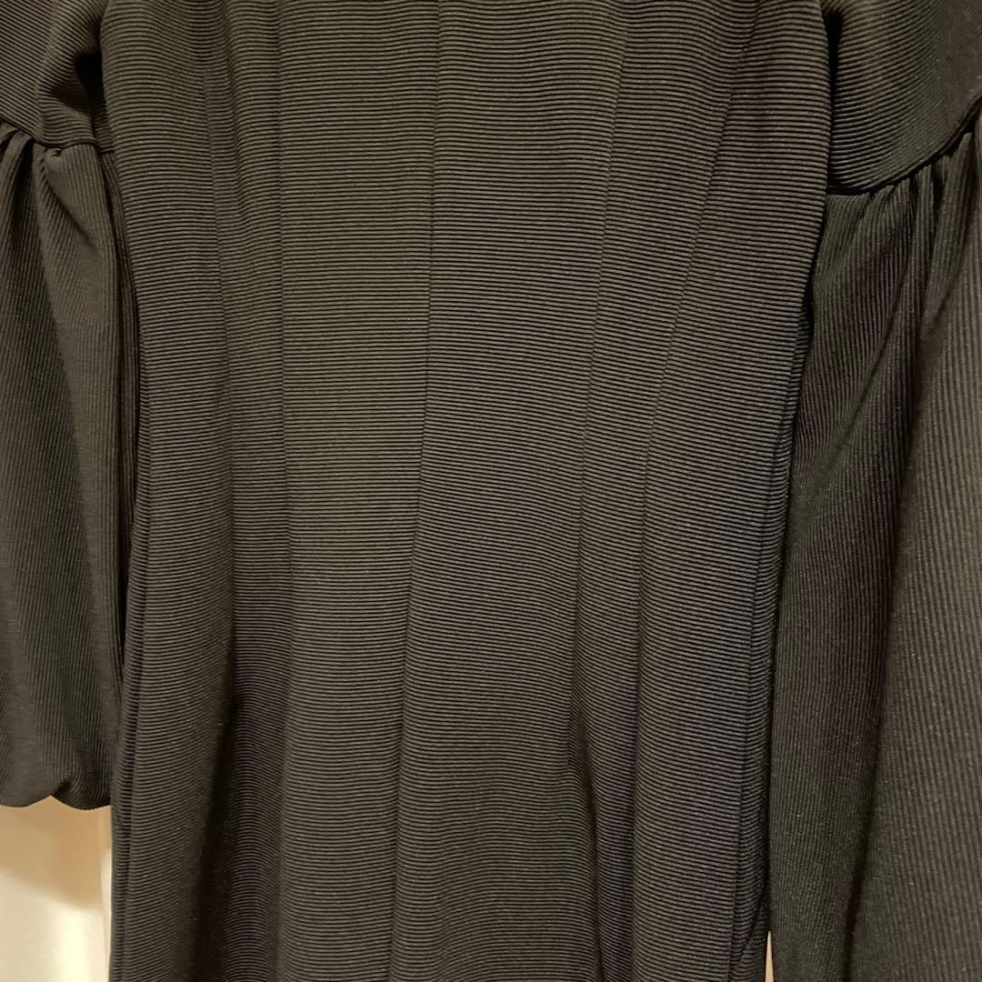 【L'Or】Balloon Sleeve Dress ブラック