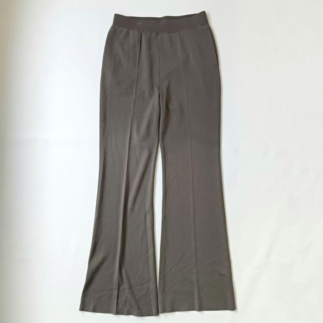 美品✨《ドゥーズィエムクラス》refinedニットパンツ フレア 定価5.6万