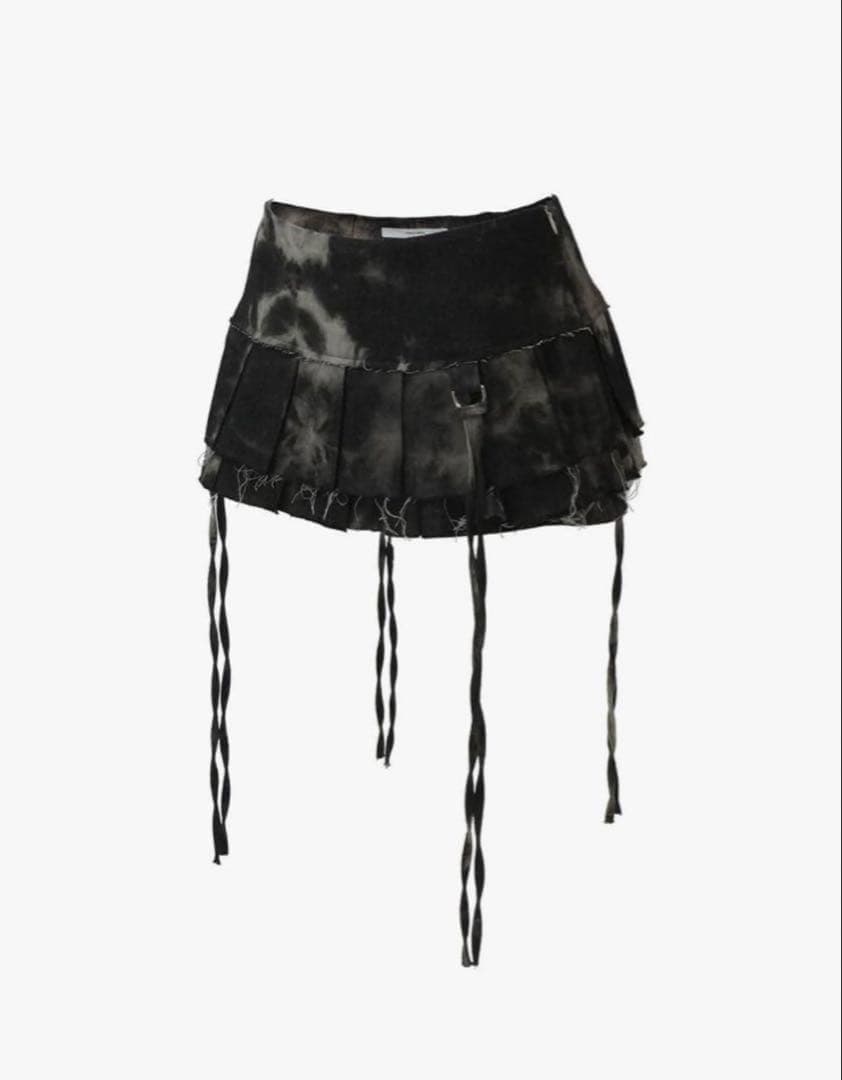 スカート theredthread S w pleats crash skirt