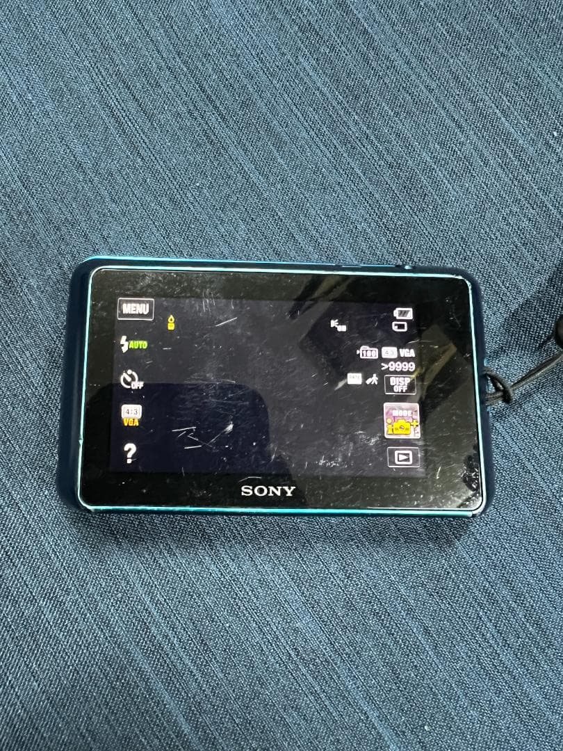 SONY Cyber-shot DSC-TX20 ブルー 防水デジカメ