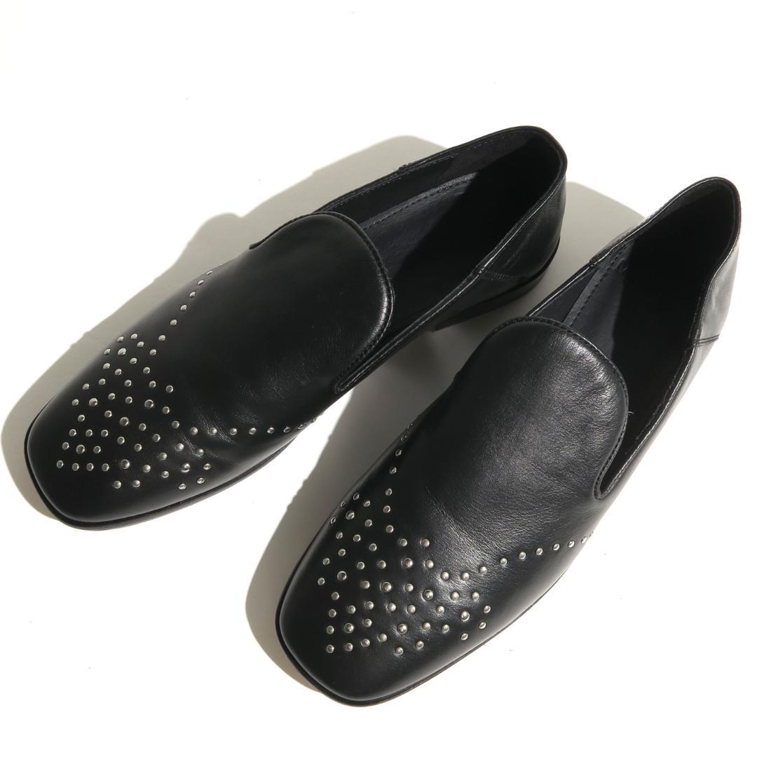 24cm MARITAN VERONA スクエアートゥー スタッズ ローファー