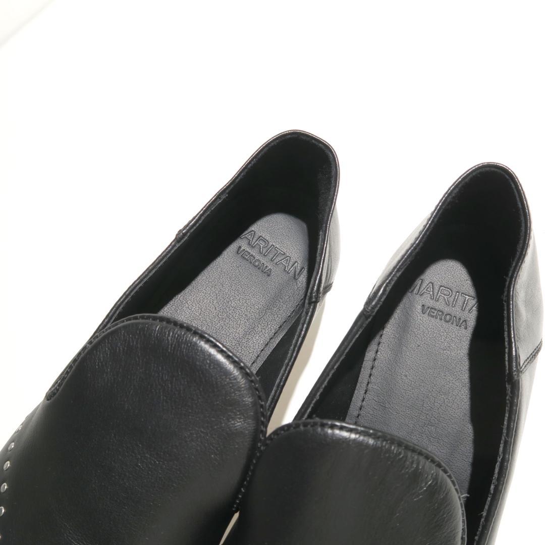 24cm MARITAN VERONA スクエアートゥー スタッズ ローファー
