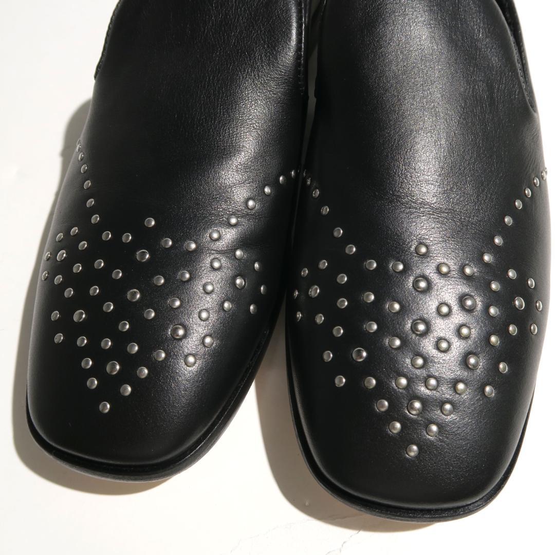 24cm MARITAN VERONA スクエアートゥー スタッズ ローファー