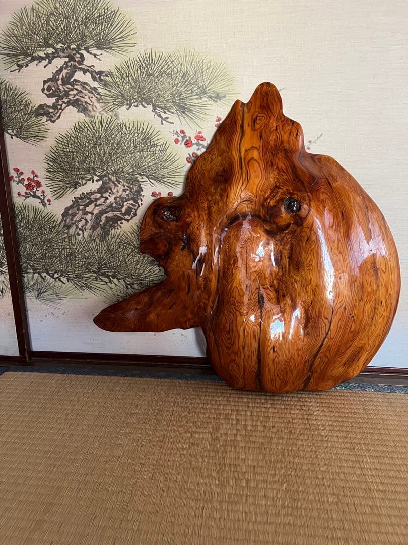 屋久杉　置物　インテリア　一枚板　オブジェ