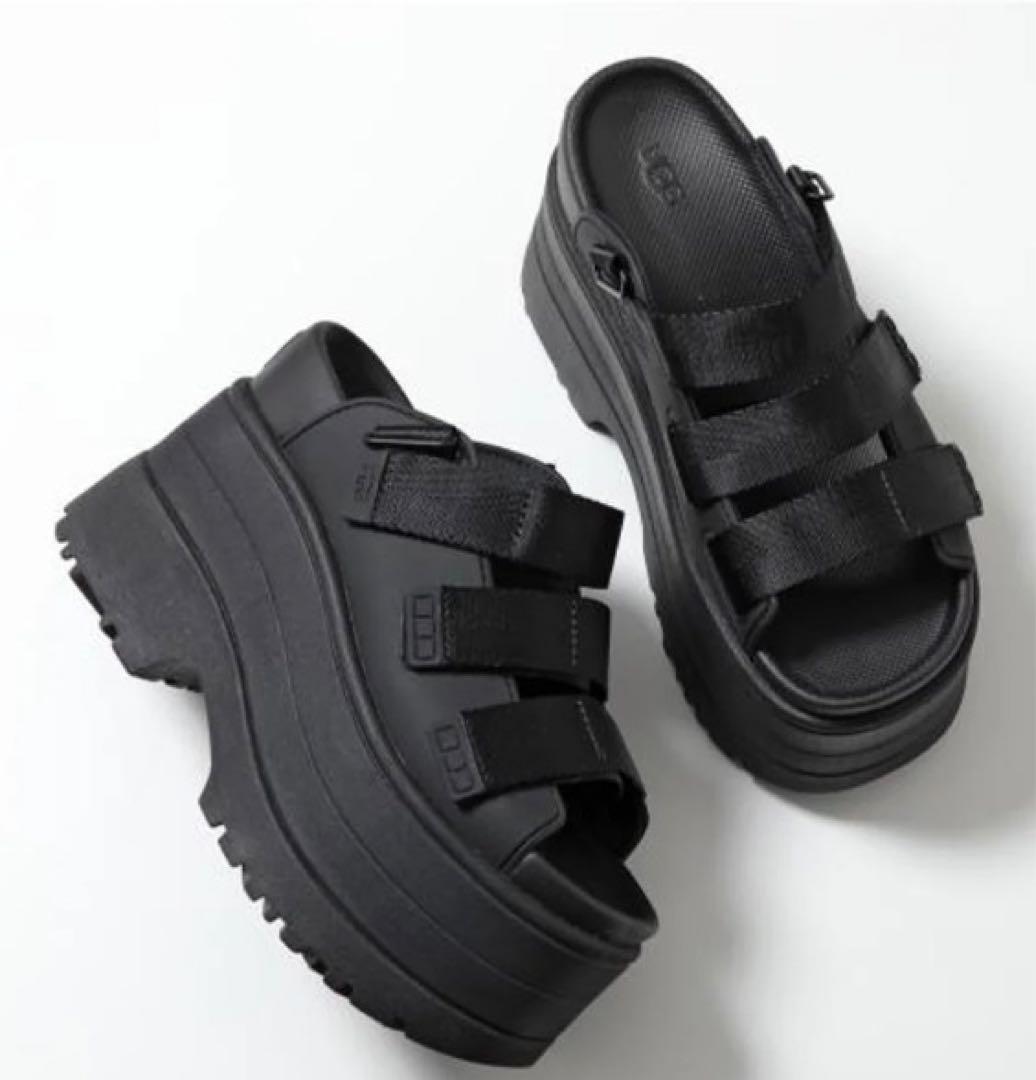 UGG GOLDENRISE 黒　22cm 美品　売り切れサイズ　購入証明あり