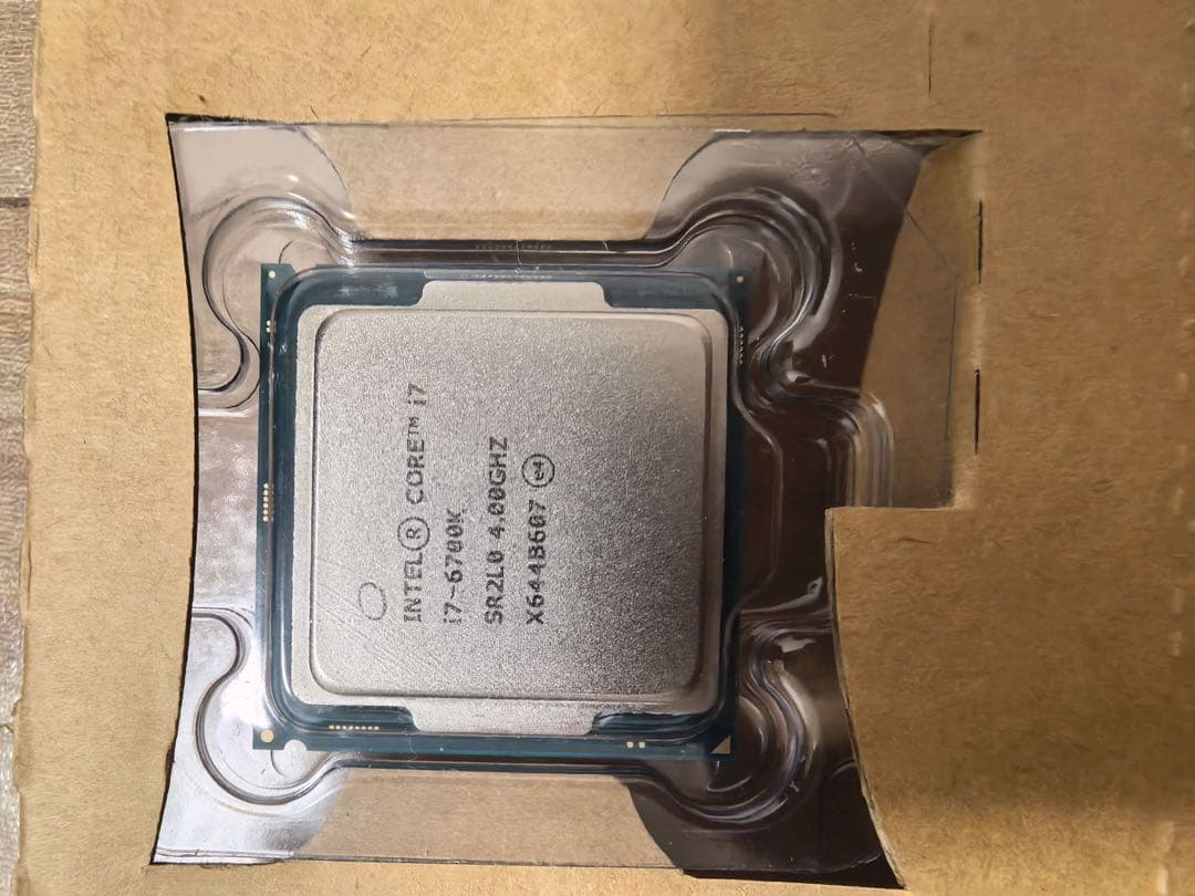 Intel Core i7-6700K + CPUクーラー セット