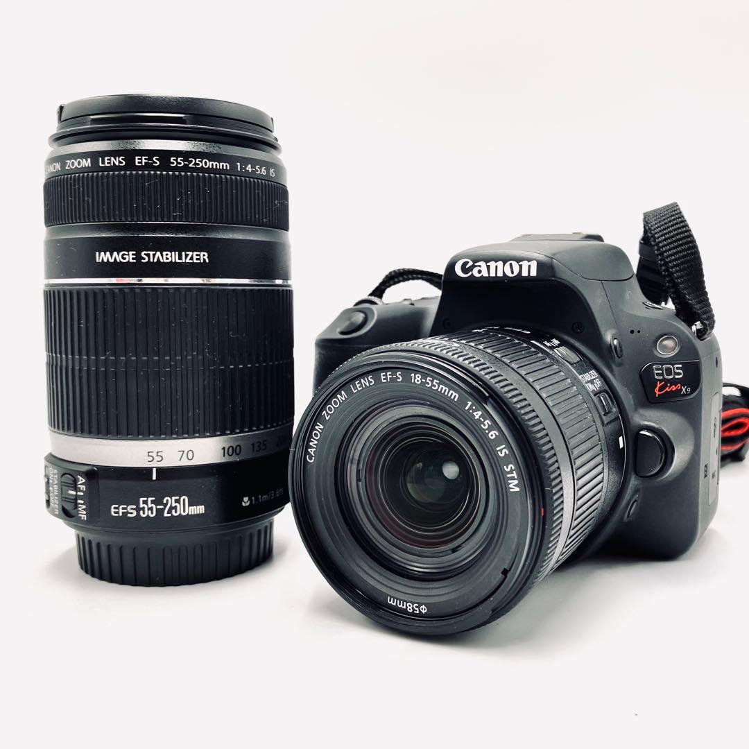Wi-Fi対応♪ Canon kiss X9 望遠ダブルレンズセット