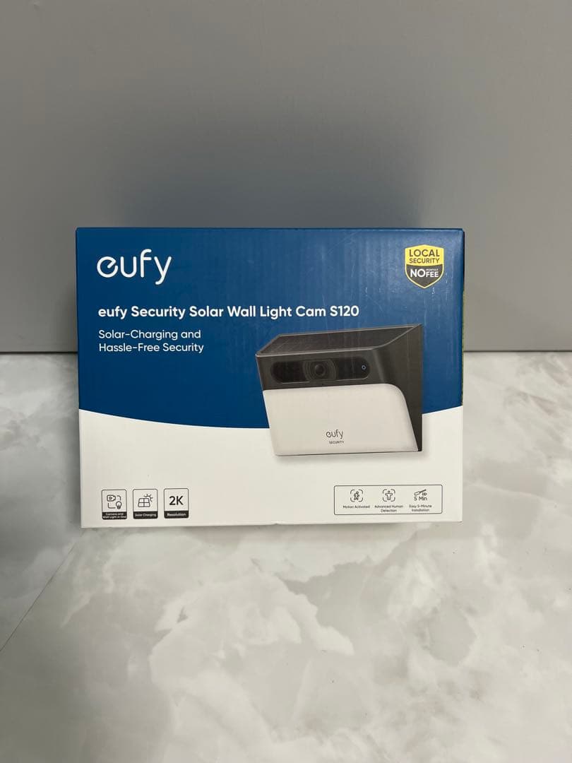 【新品】eufy Solar Wall Light Cam S120
