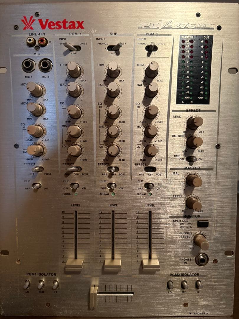 Y*T様 Vestax PCV-275 DJミキサー　12/6以降順次発送です