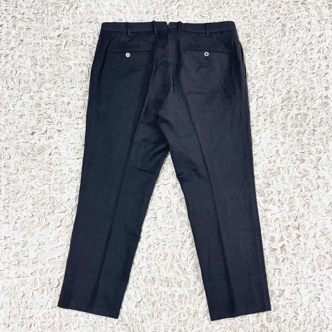 美品 ピーティートリノ スラックス パンツ トラベラー 洗える グレー 52