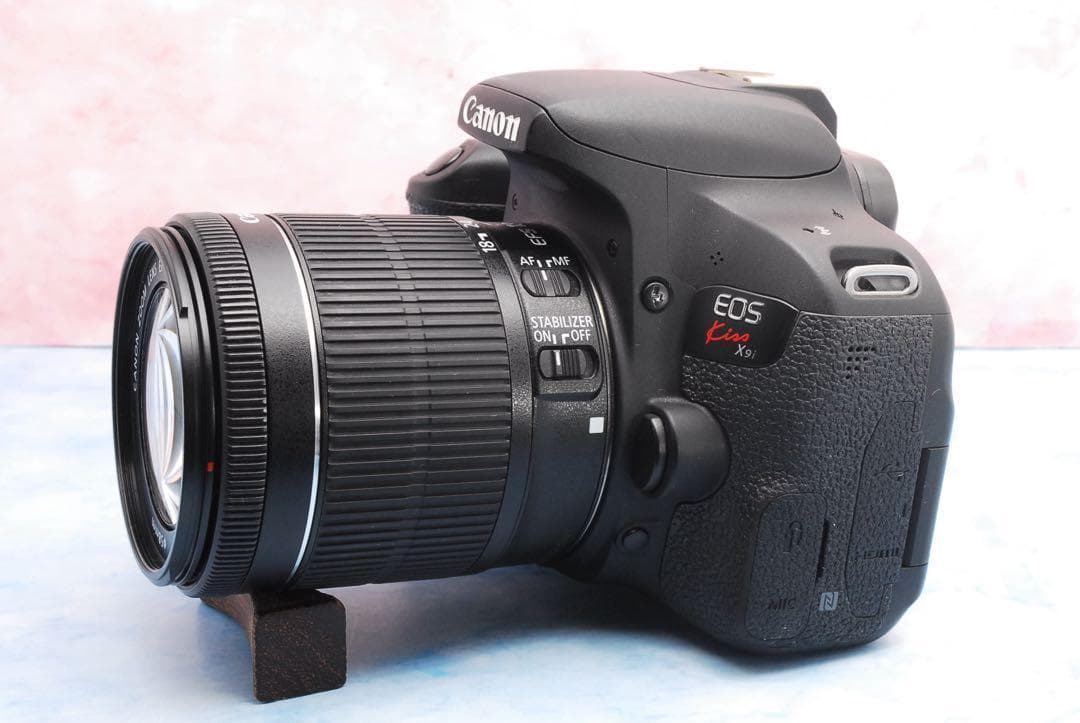 キャノン Kiss X9i●一眼レフカメラ●高性能STMレンズ●スマホ転送！