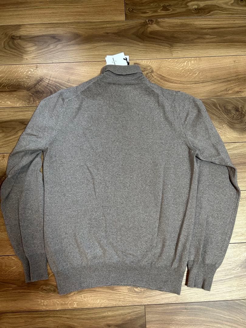 Gran Sasso グランサッソ　タートルネック　ニット　グレージュ　46