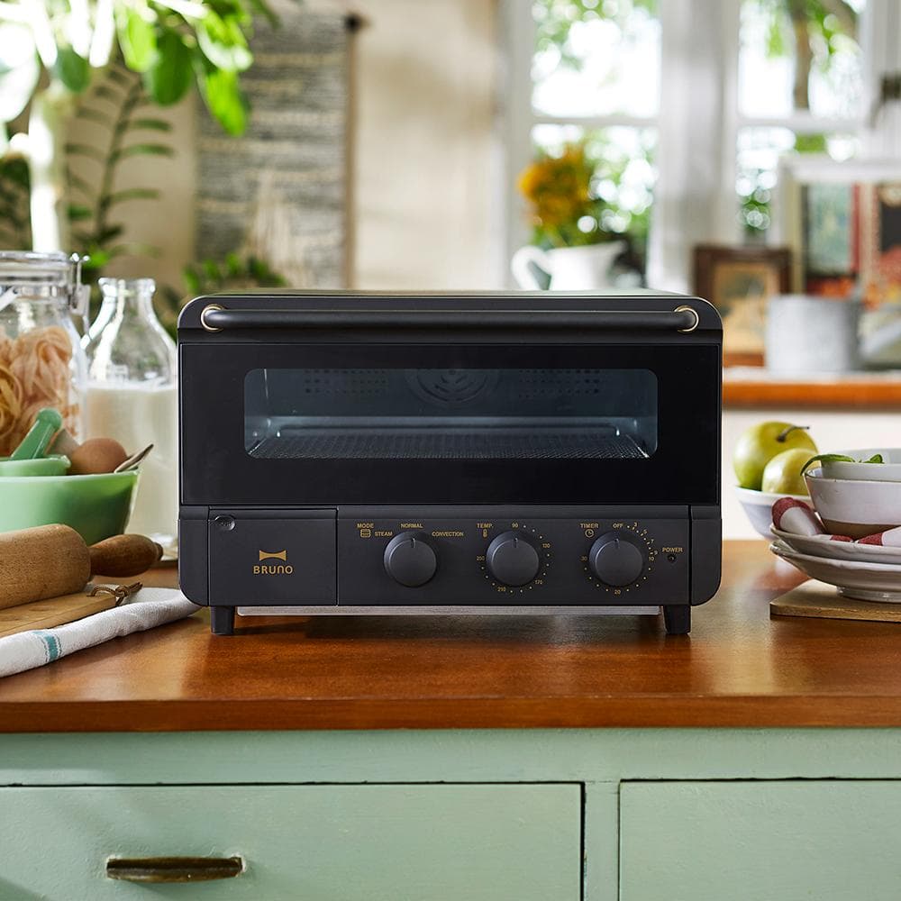 ブルーノ スチーム＆ベイクトースター ブラック