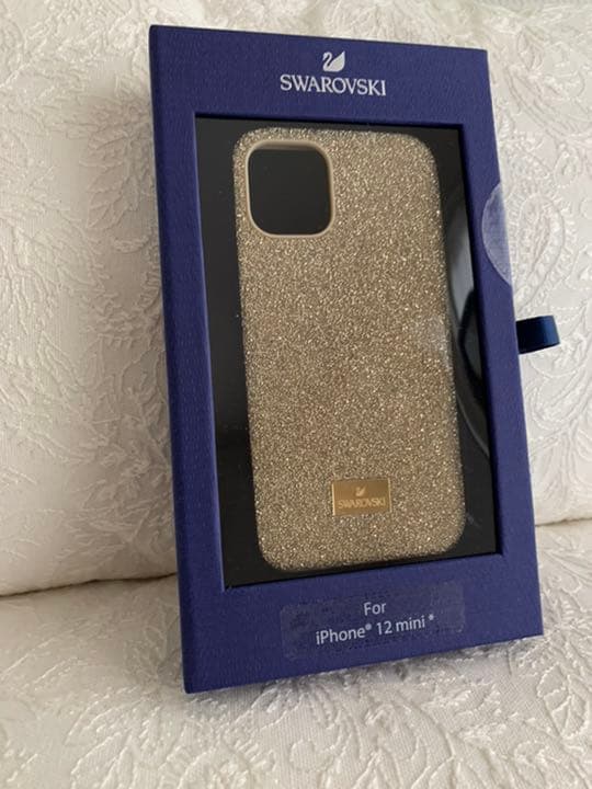 希少‼️新品未使用☆スワロフスキースマホケース(iPhone12 mini)箱付き