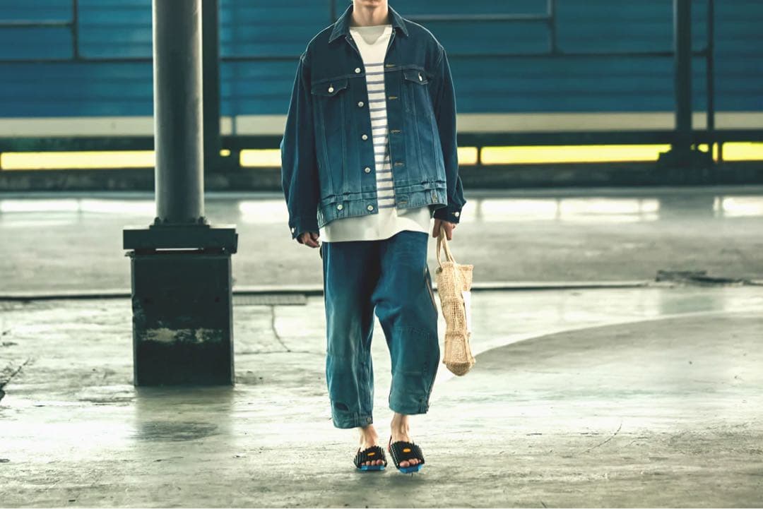 【みかん】beautiful people ダブルエンド デニムジャケット