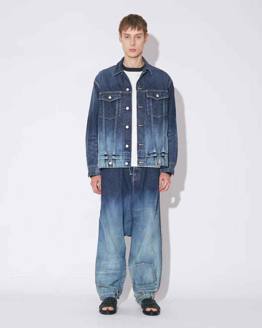 【みかん】beautiful people ダブルエンド デニムジャケット