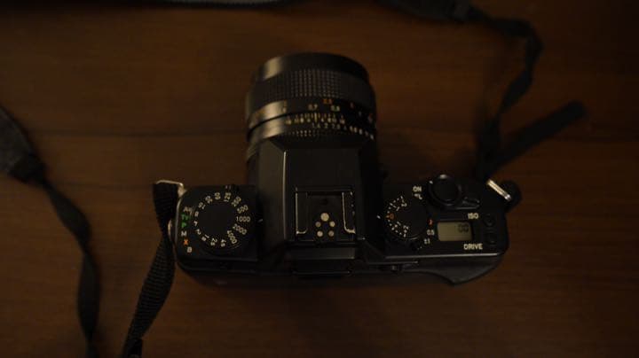 フィルムカメラ Contax Aria Carl zeiss T*50mm f1.4