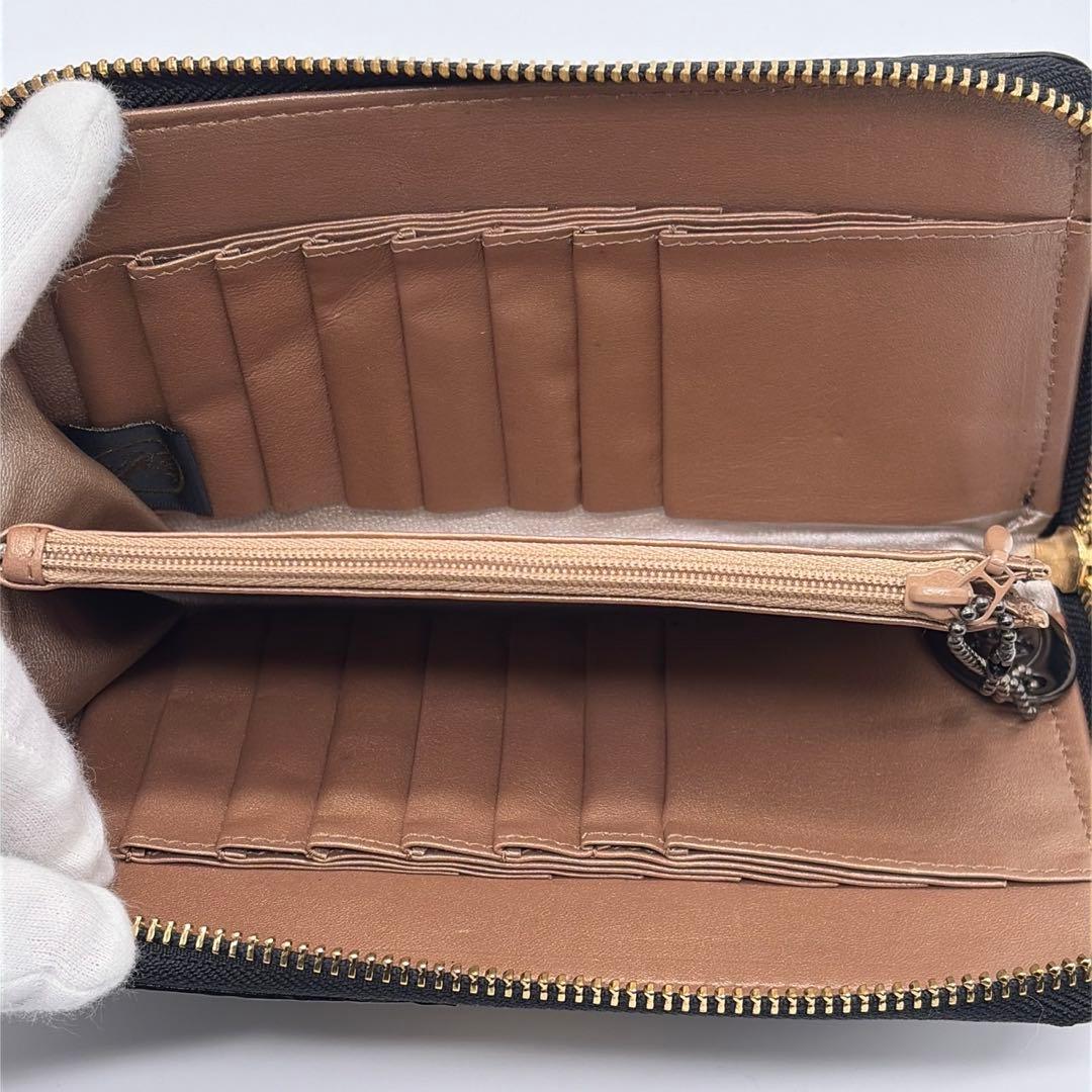 新品未使用 JRA 長財布 財布 ラウンドファスナー ブラック クロコダイル