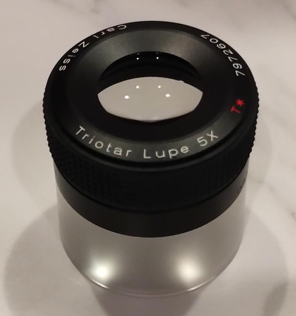 美品 Carl Zeiss Triotar トリオタール T* ルーペ 5X