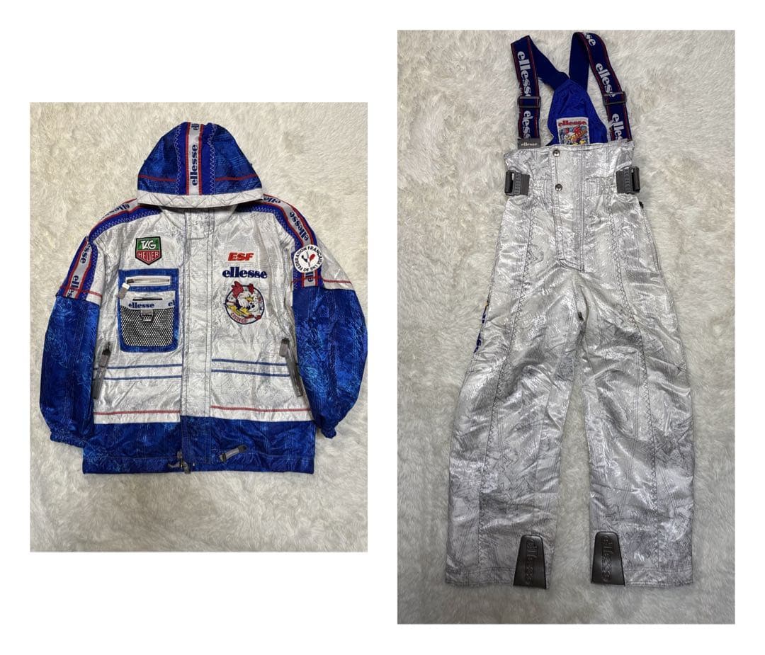 【激レア】ellesse フランス代表 ココリコ スキーウェア　セットアップ