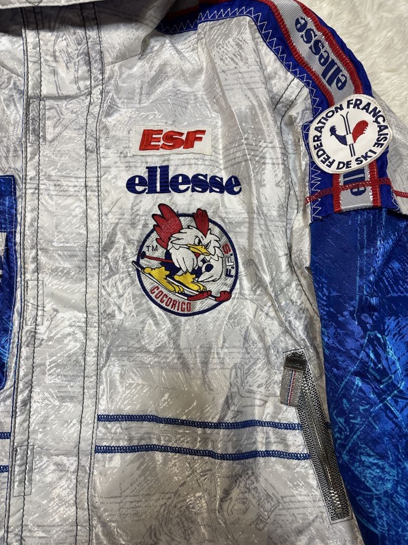 【激レア】ellesse フランス代表 ココリコ スキーウェア　セットアップ