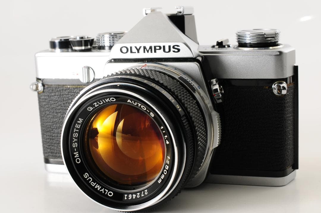 【箱・ケース付】 オリンパス Olympus OM-1 + 50mm F1.4