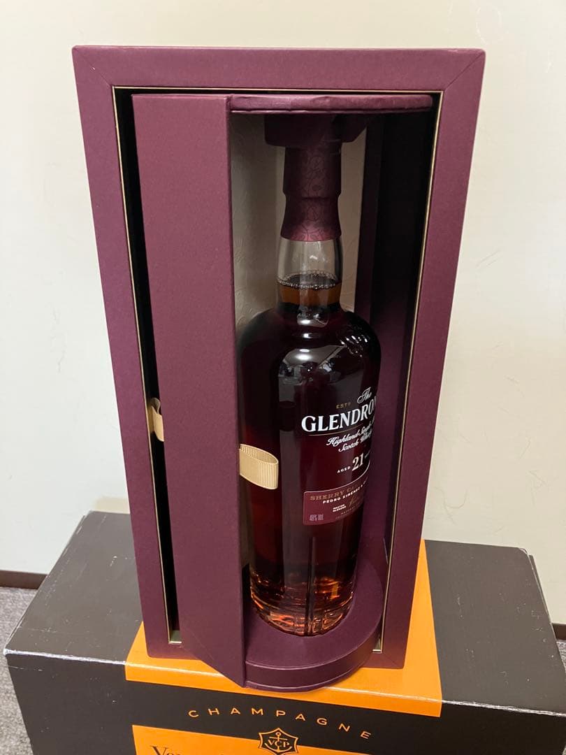 回転化粧箱グレンドロナックGLENDRONACH 21年 シェリーカスク