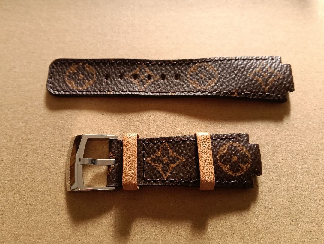 【専用】タンブールGM用　純正モノグラムキャンパスストラップベルト L.S