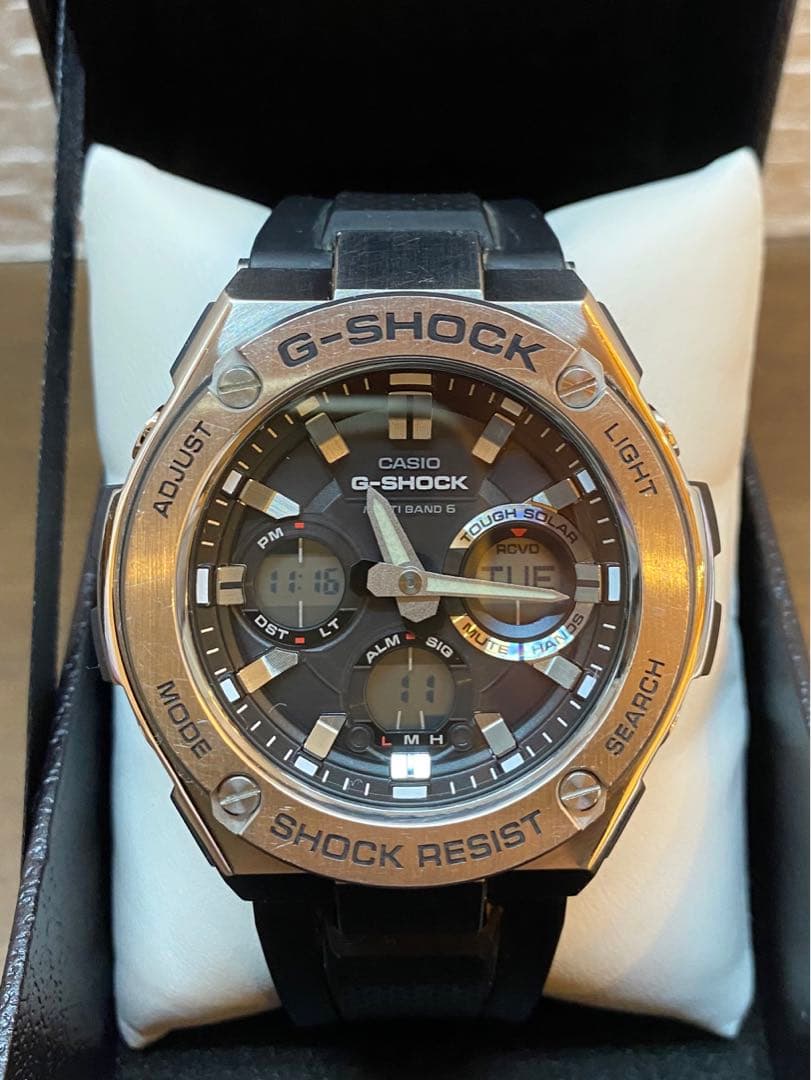 【お得品】G-SHOCK GST-W110 1AJF 電波ソーラー　タフソーラー