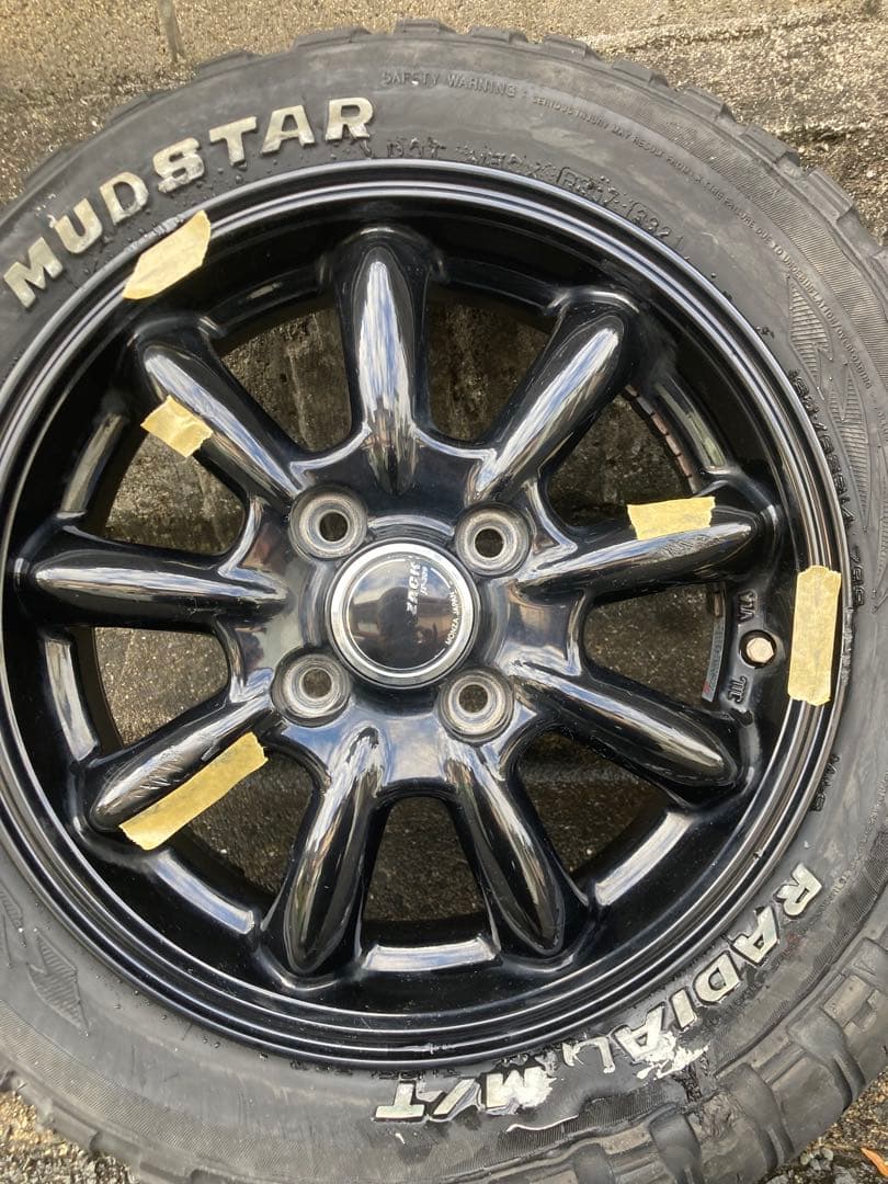 タイヤ・ホイール zack jp-209 165/65R14 4.5j+45