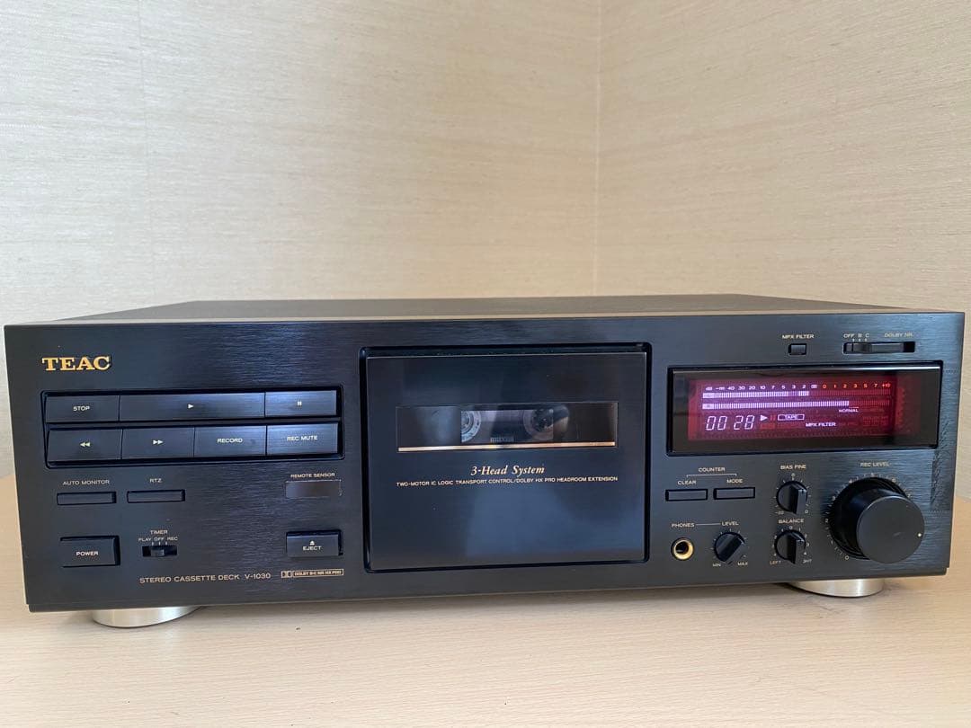 TEAC ステレオカセットデッキ V-1030
