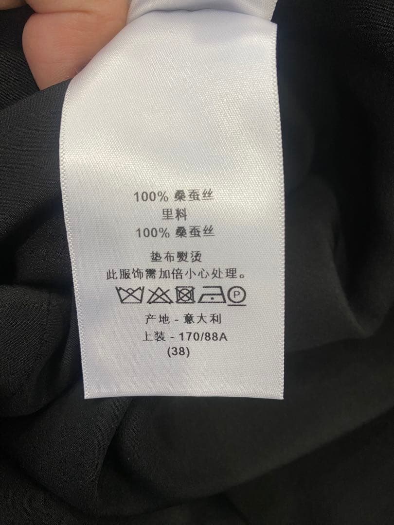 Christian Dior 黒ワンピース シルク100%