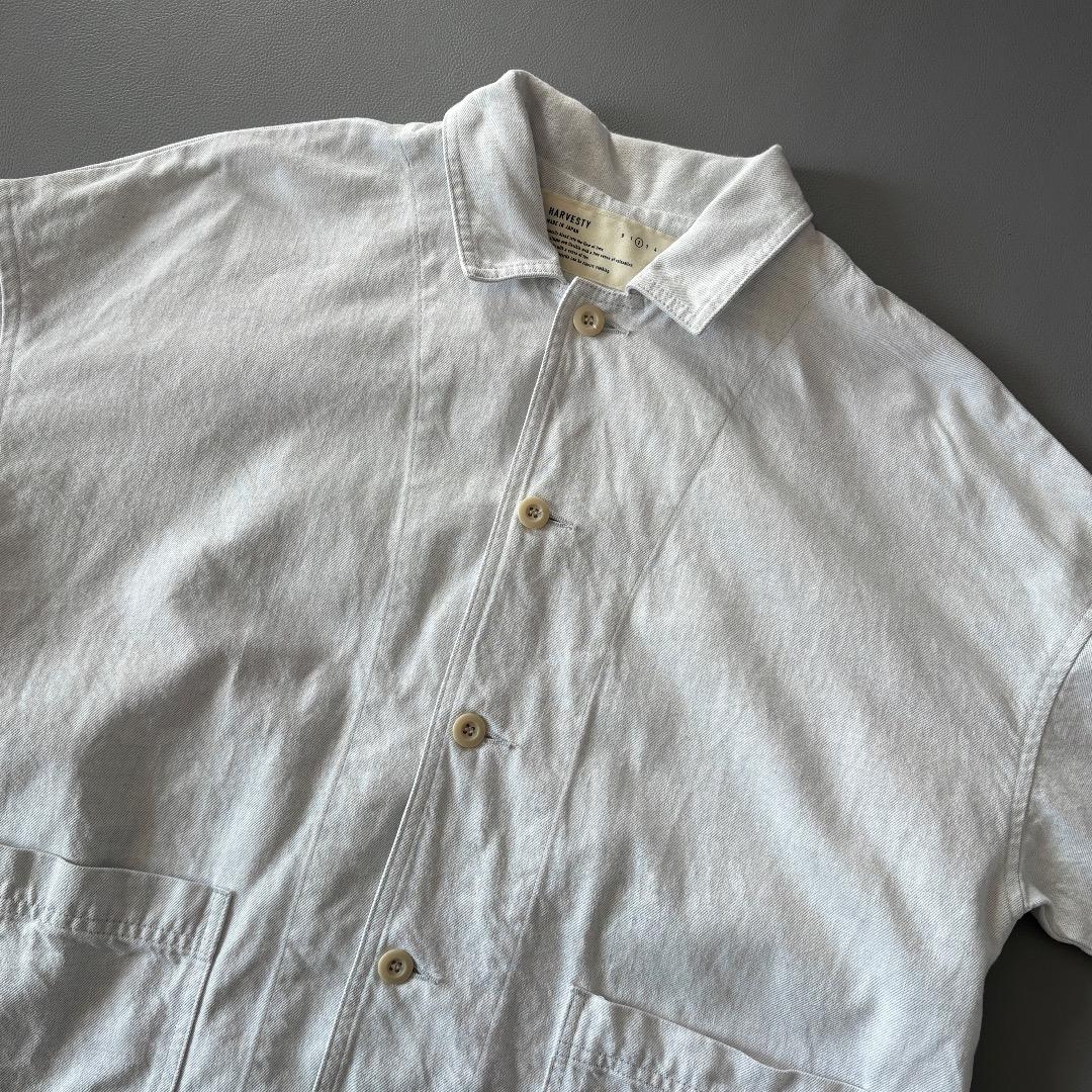 HARVESTY◆ハーベスティ◆スノーデニムカバーオール　ユニセックス　日本製