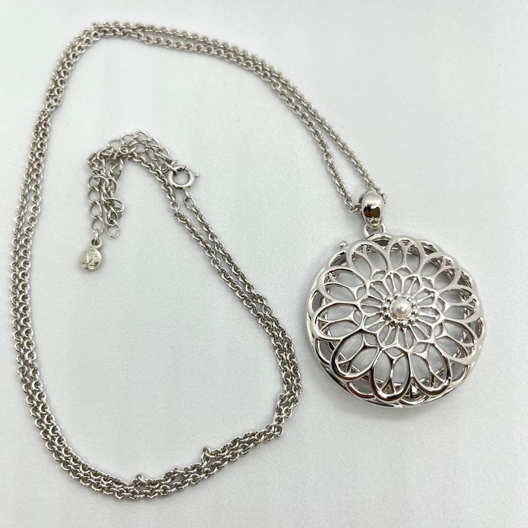 【本日限定価格】極美品✨MIKIMOTO ミキモト ペンダントルーペ パール付き