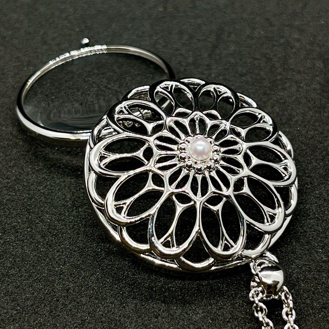 【本日限定価格】極美品✨MIKIMOTO ミキモト ペンダントルーペ パール付き