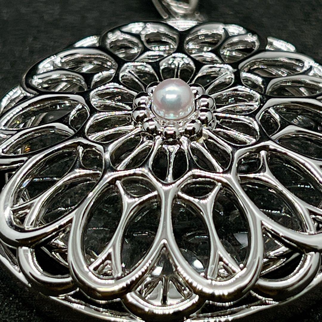 【本日限定価格】極美品✨MIKIMOTO ミキモト ペンダントルーペ パール付き