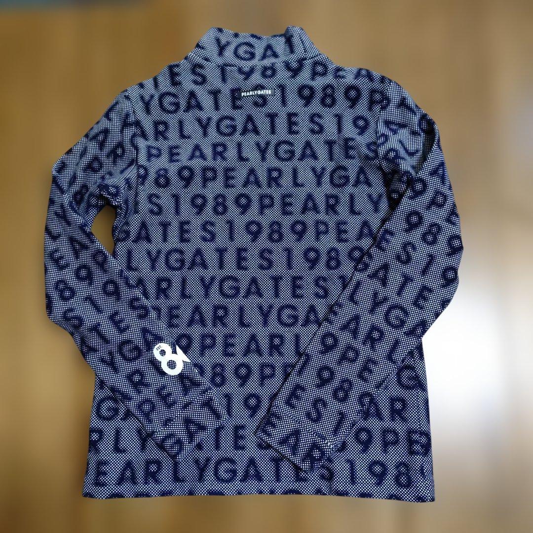 PEARLY GATES ロゴプリント長袖シャツ サイズ2