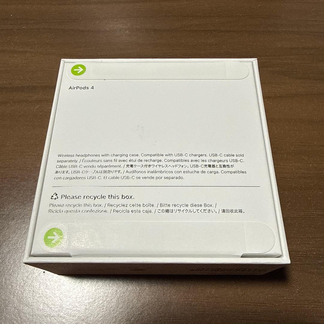 AppleアップルAirPods4 新品未開封品
