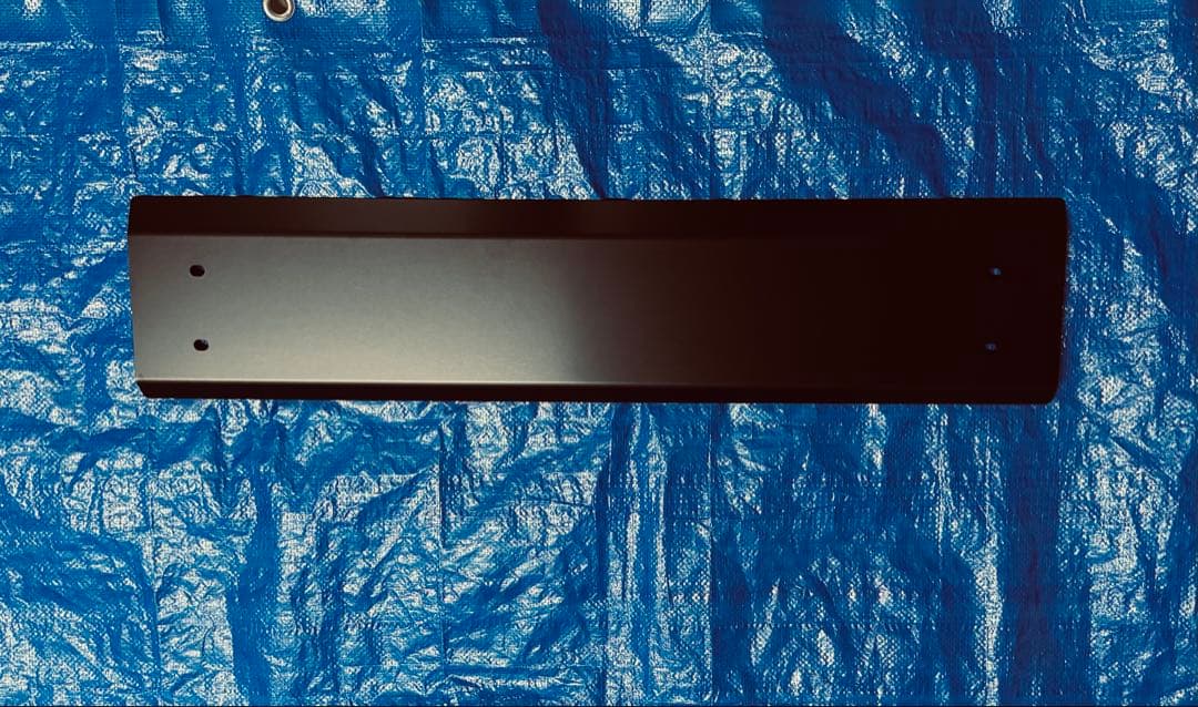 ショウワガレージのABSフロントバンパースポイラーとスキットプレート