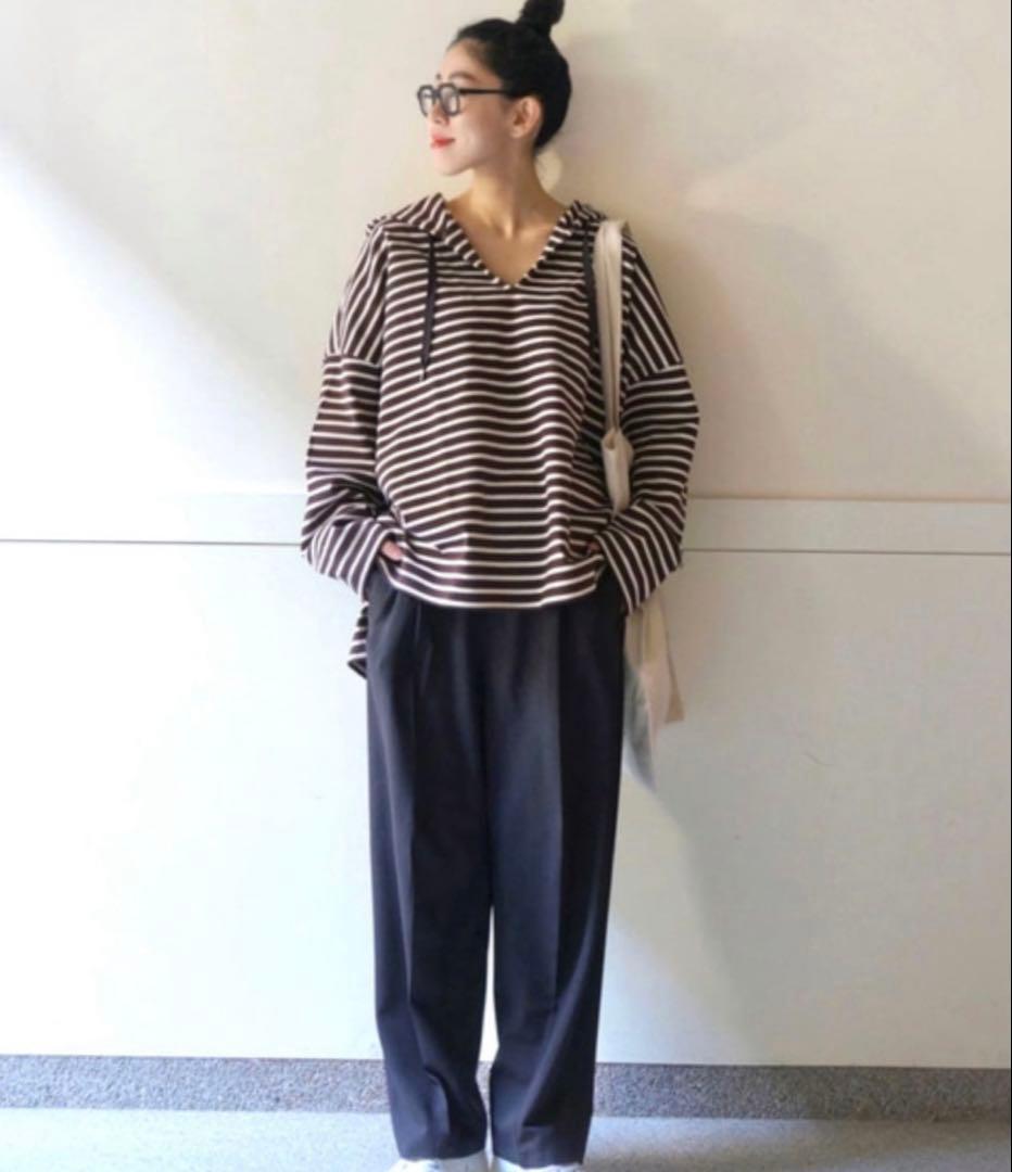 美品✨22年　ジャーナルスタンダードラックス　バスクボーダーフードプルオーバー