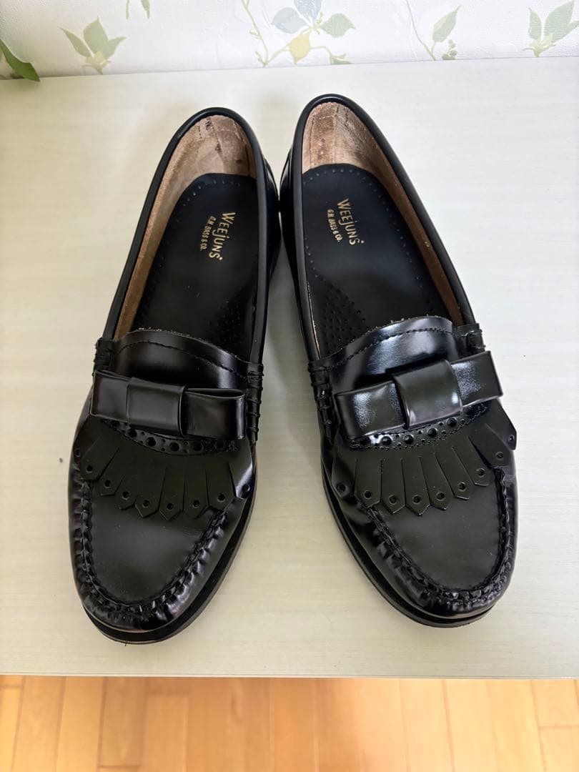 G.H. BASS & CO. WEEJUNS 黒 モカシン 38