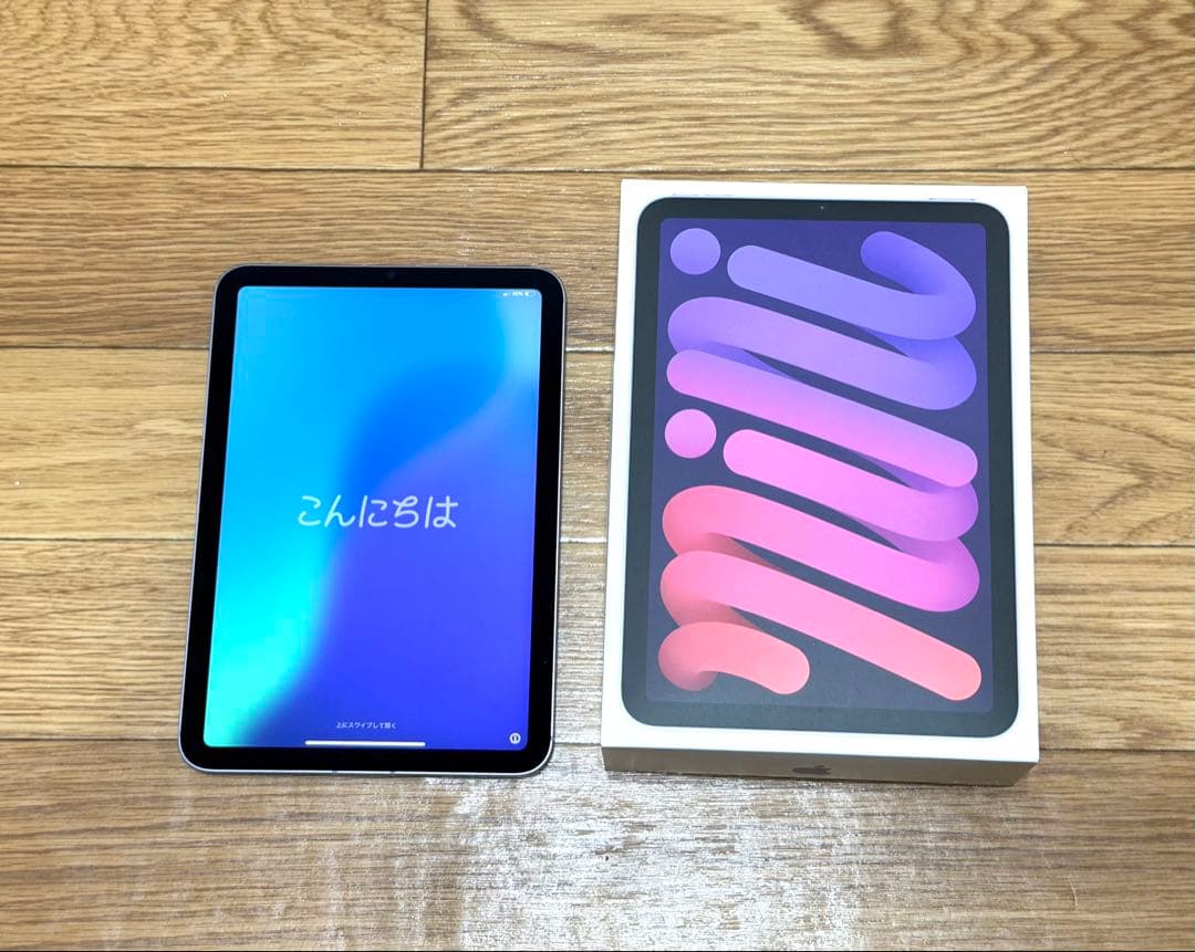 iPad mini 第6世代セルラーモデル SIMフリー パープル 64GB